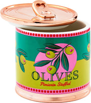 Olive Lidded Trinket Dish