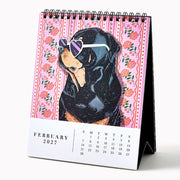 2027 Paper Source Good Boys Desk Easel Calendar