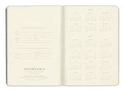 2026-2027 Paper Source Gray Lilac Leather 18-Month Monthly Pocket Planner