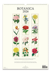 2026 Cavallini Botanica Wall Calendar