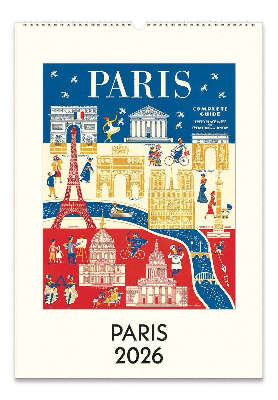2026 Cavallini Paris Wall Calendar