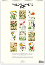 2027 Wildflowers Wall Calendar