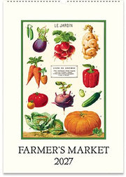 2027 Farmers Market Wall Calendar