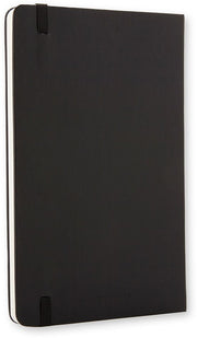 Moleskine Classic Notebook, Large, Plain, Black, Hard Cover (5 x 8.25)