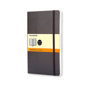 Moleskine Classic Notebook, Large, Ruled, Black, Soft Cover (5 x 8.25)