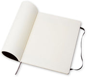 Moleskine Classic Notebook, Extra Large, Ruled, Black, Soft Cover (7.5 x 10)